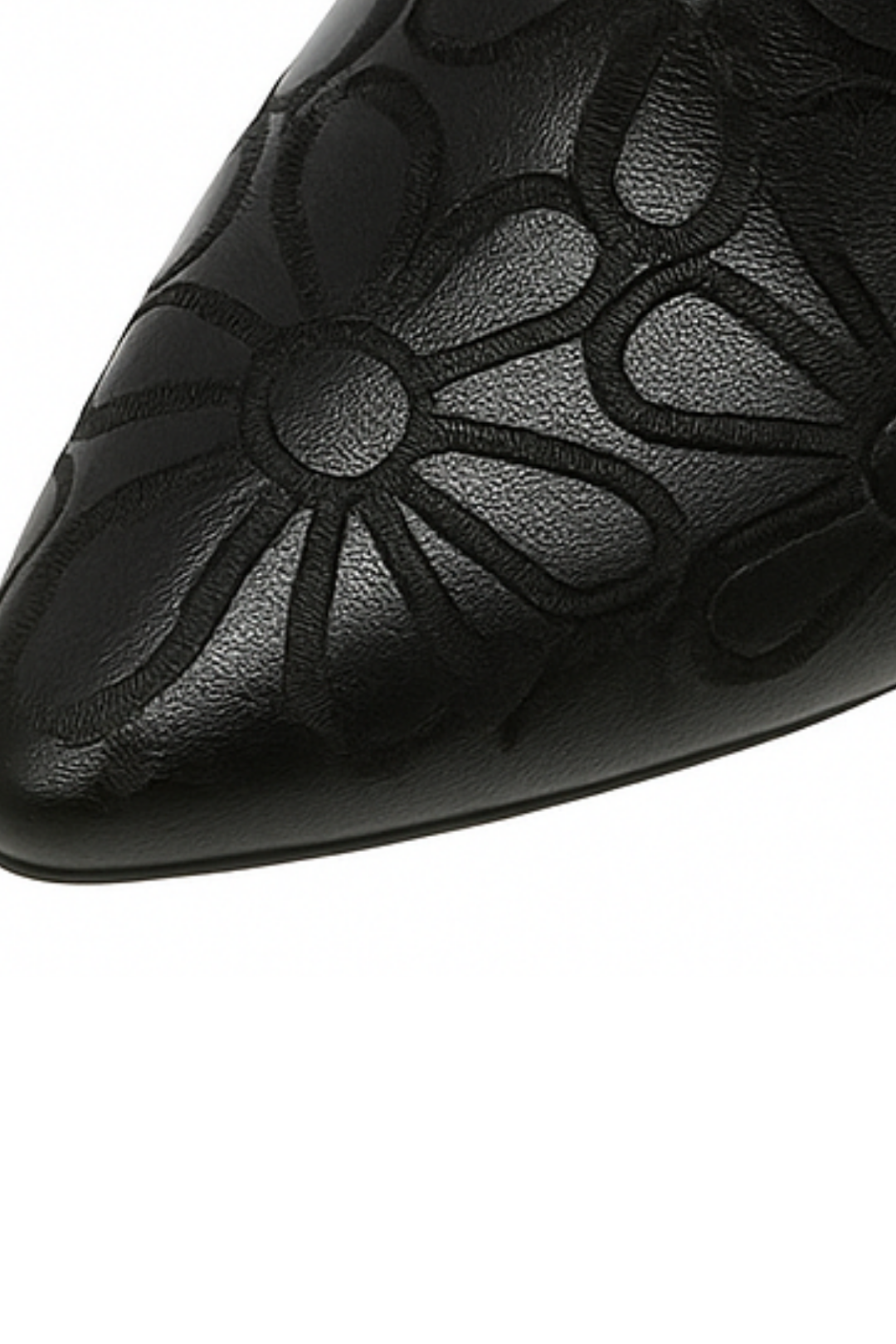 Marlene Pumps aus veganem Leder - Schwarz