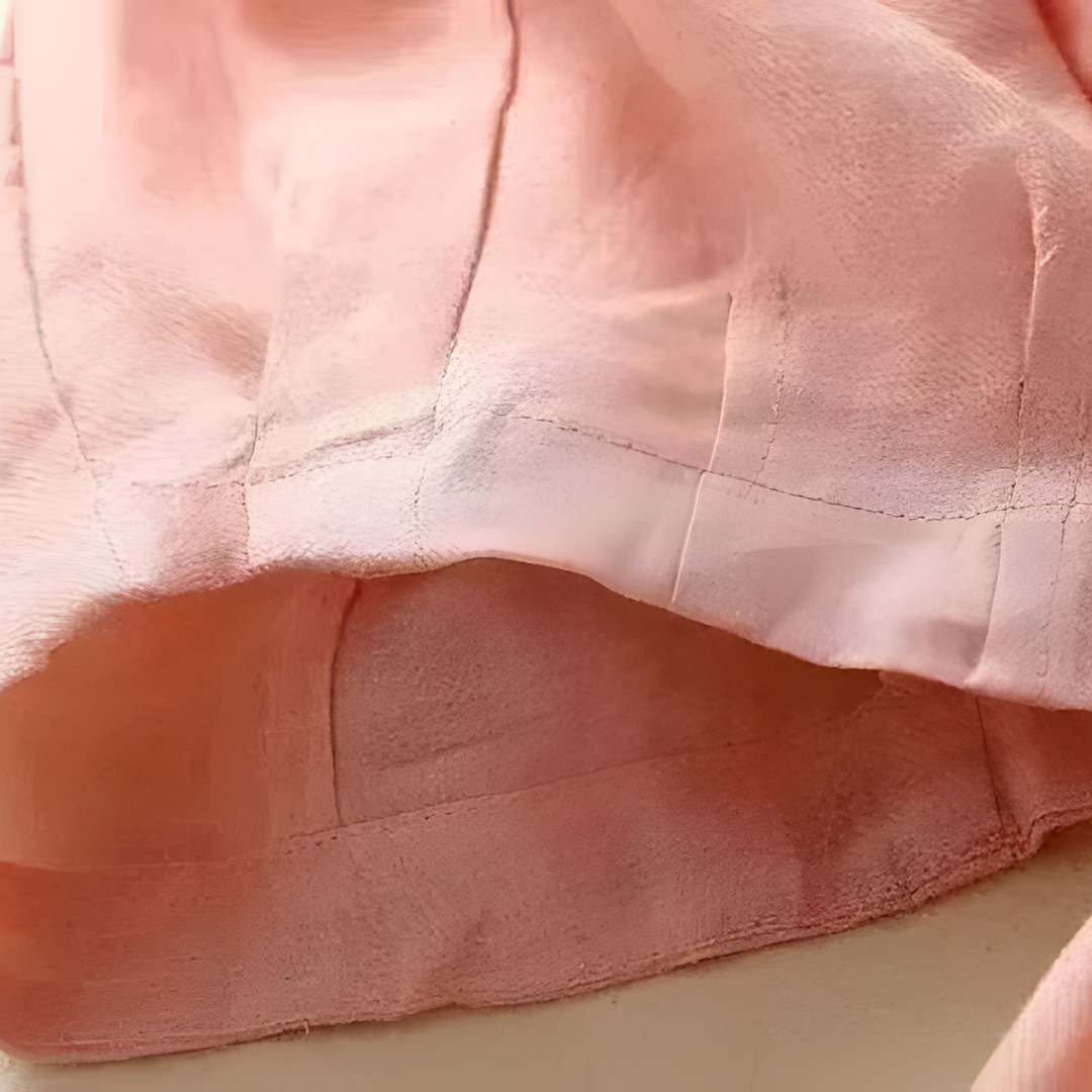 Yndira Leinenhose in Naturton - Rosa