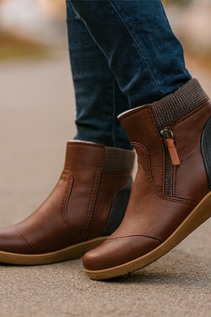 Geordie | Waterproof Orthopedic Leather Boots