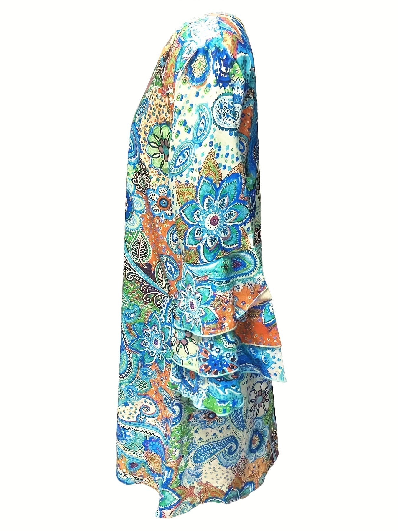 Aniya – Geblümtes Kleid mit V-Ausschnitt
