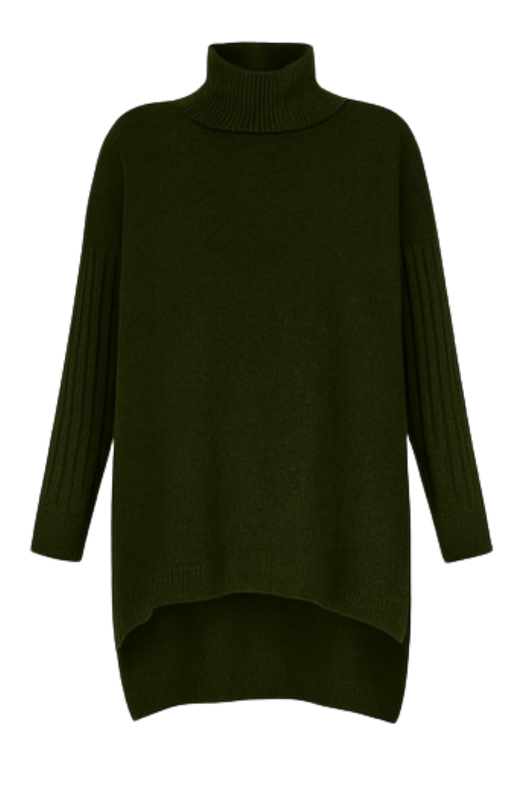 Bridgette | Langer Rollkragenpullover