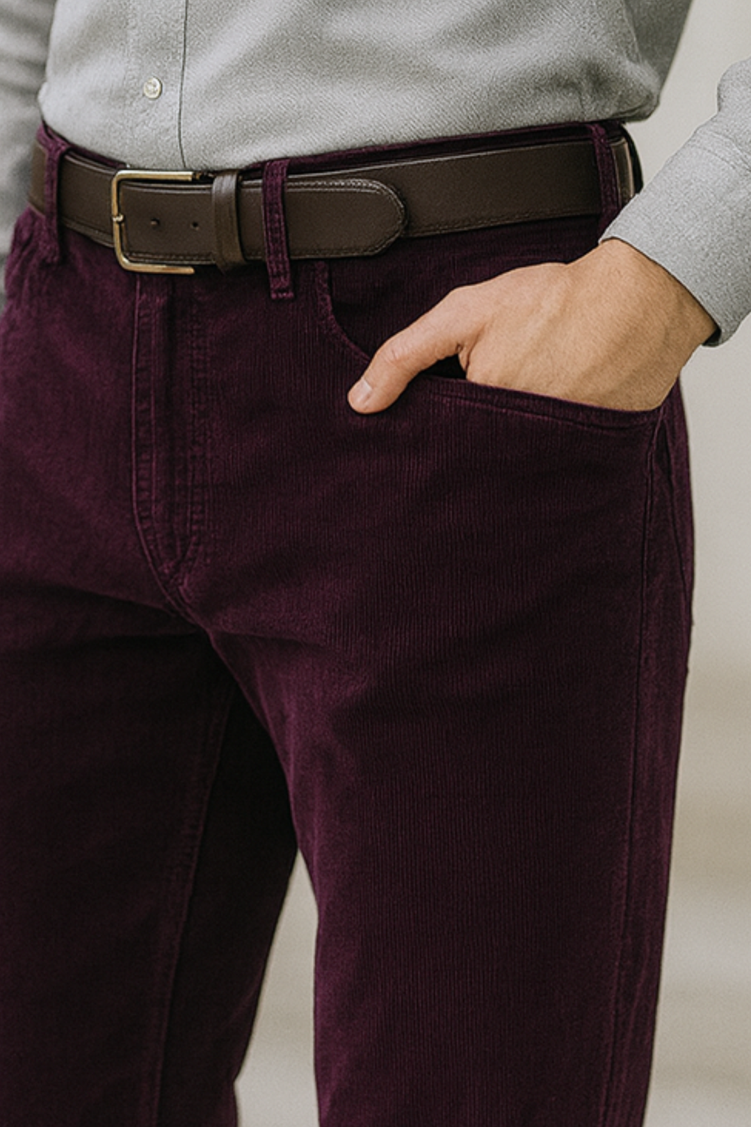 Sanz | Cord-Anzughose