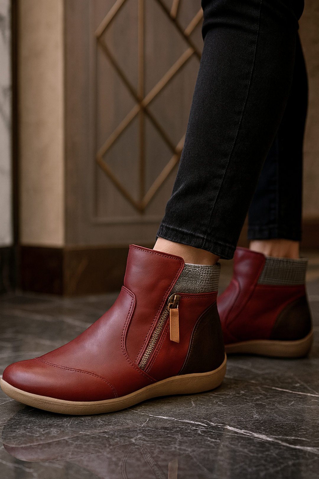 Geordie | Waterproof Orthopedic Leather Boots