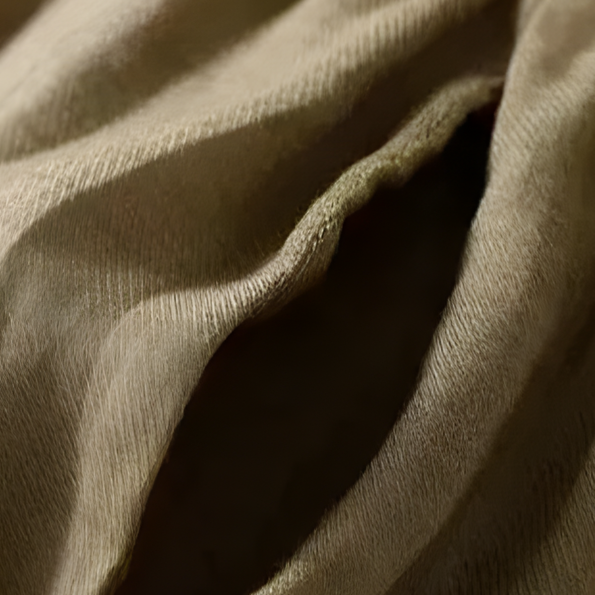 Yndira Leinenhose in Naturton - Oliv