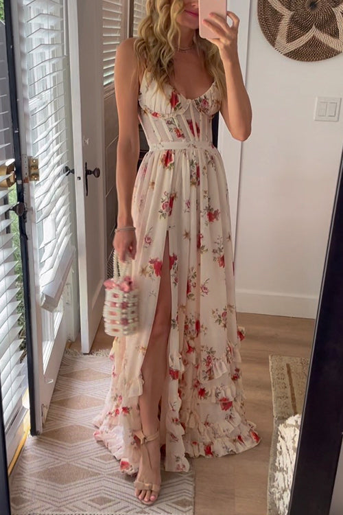 Jennifer – Maxikleid mit Blumenmuster