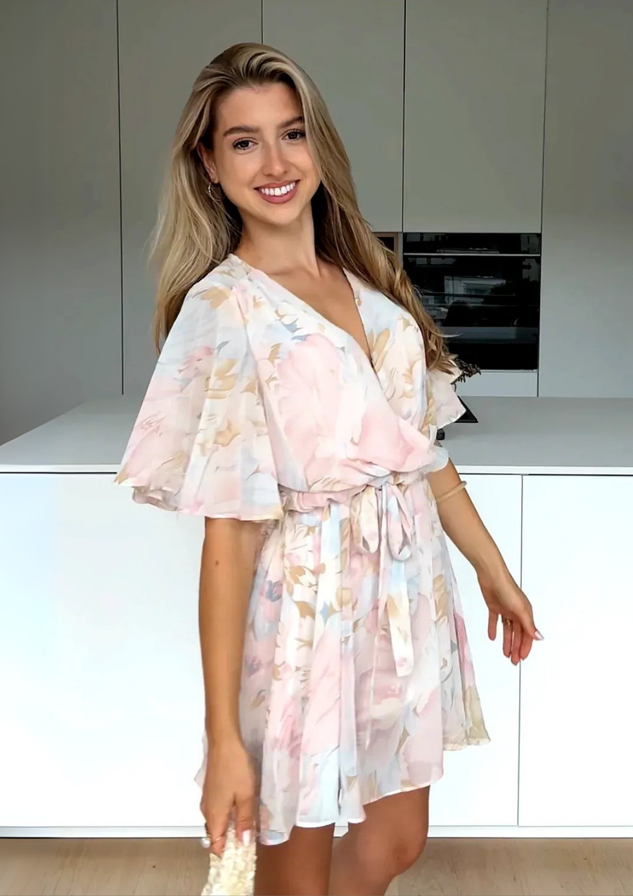 Seraphel Mini Floral-Print Dress for Summer