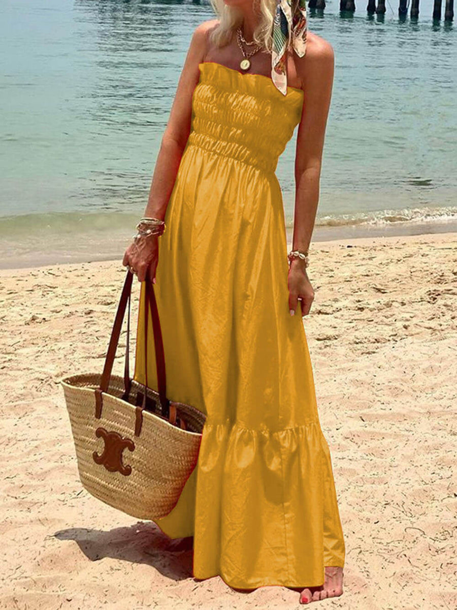 Deborah Charmantes Strapless Maxikleid Dress