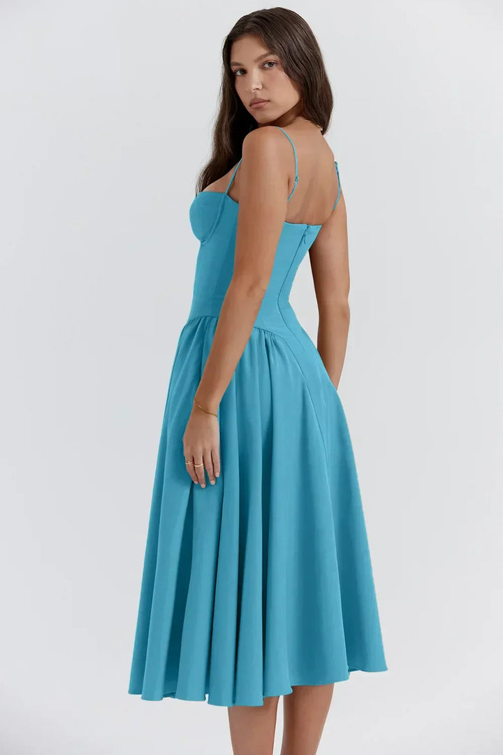 Michaela – Ärmelloses Midikleid