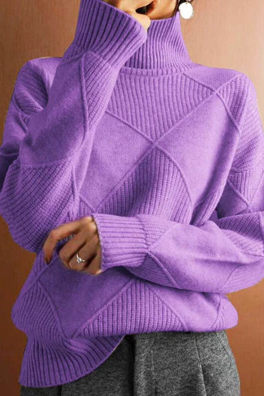 Denisse Pullover | Light Lilac