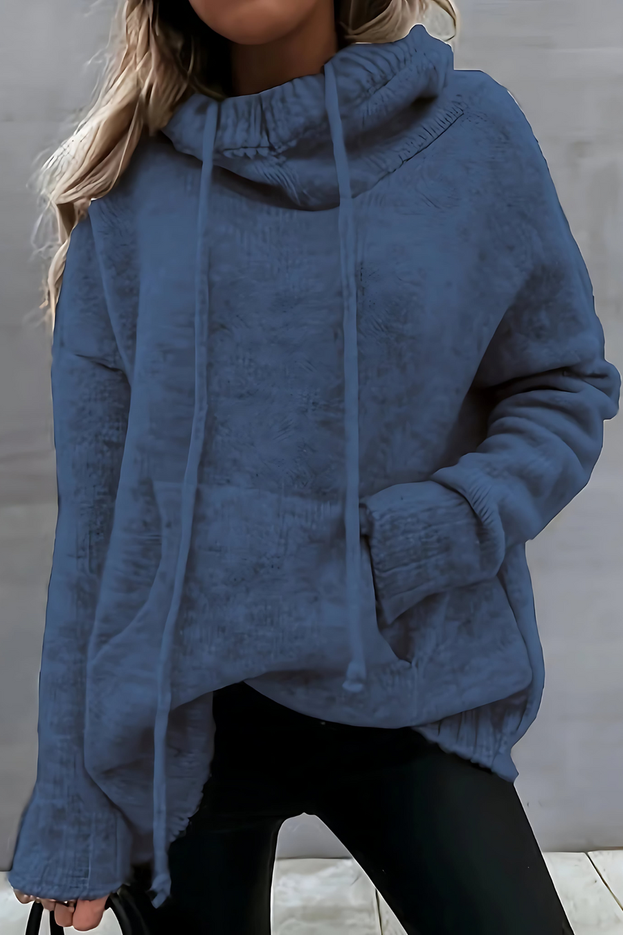 Xena Long Sleeve Sweater with Pocket