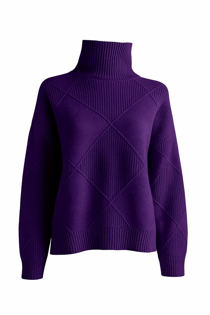 Denisse Pullover - Dunkellila