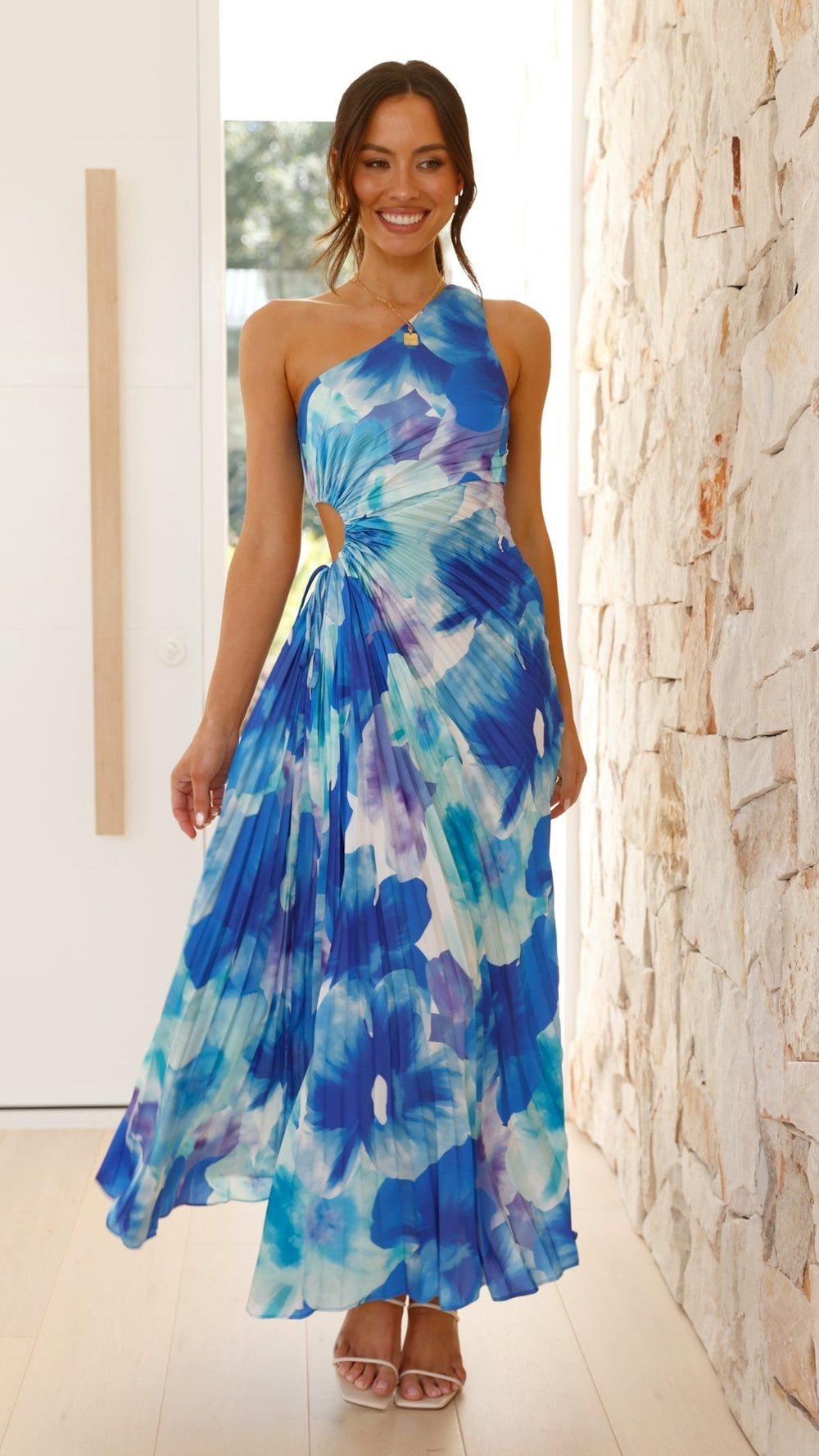 Sienna | Elegantes Maxi-Kleid mit Cut-Out