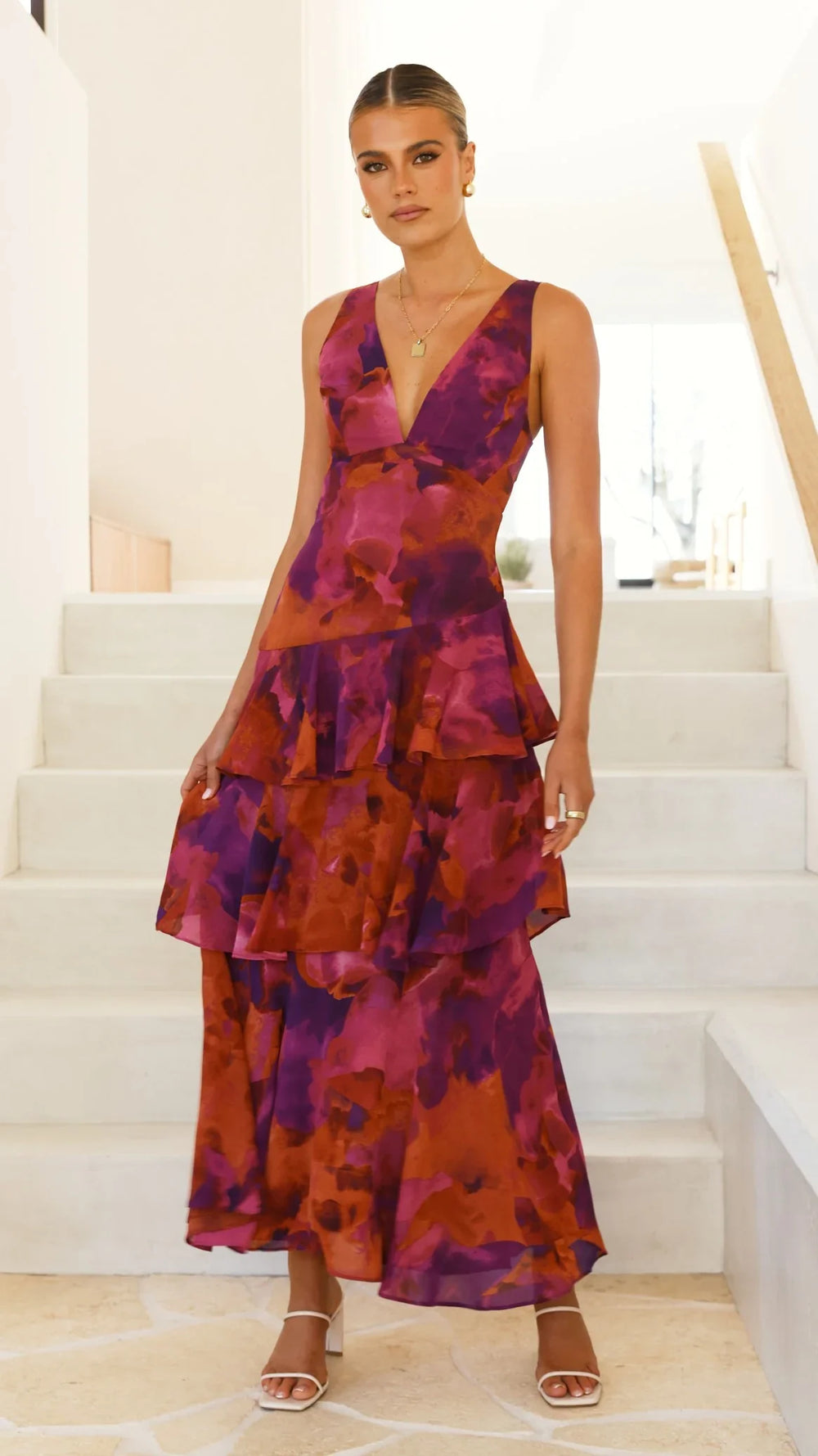 Cleo | Fließendes Eleganzkleid