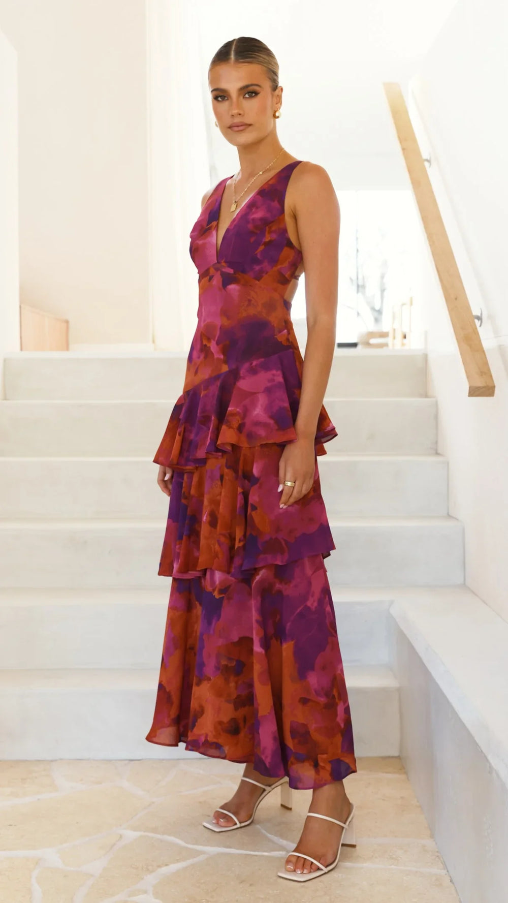 Cleo | Fließendes Eleganzkleid