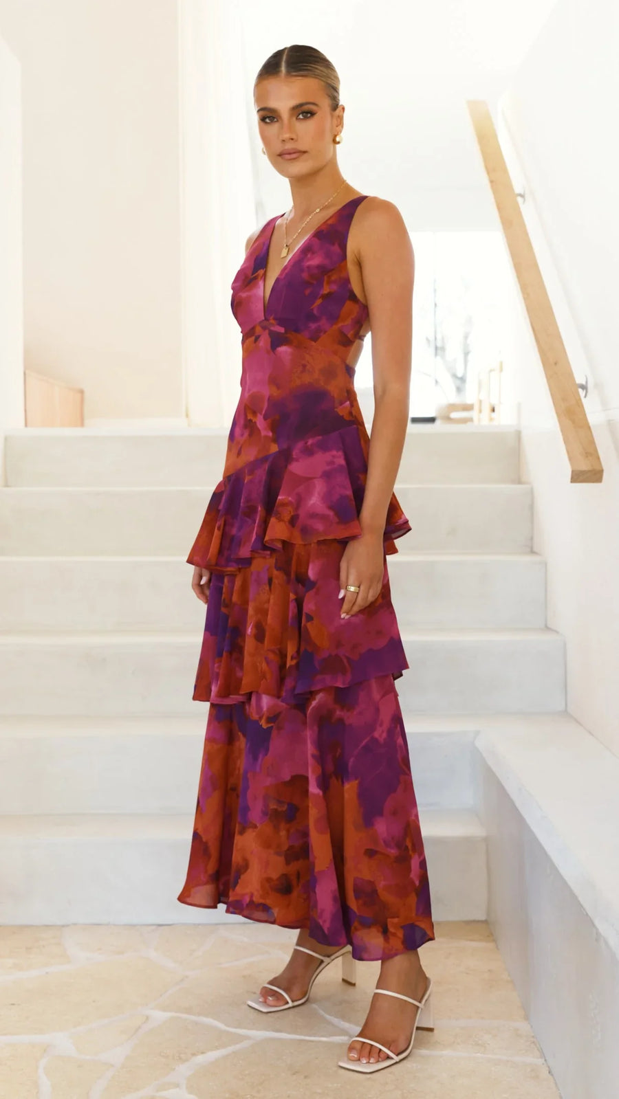 Cleo Flowing Evening Dress