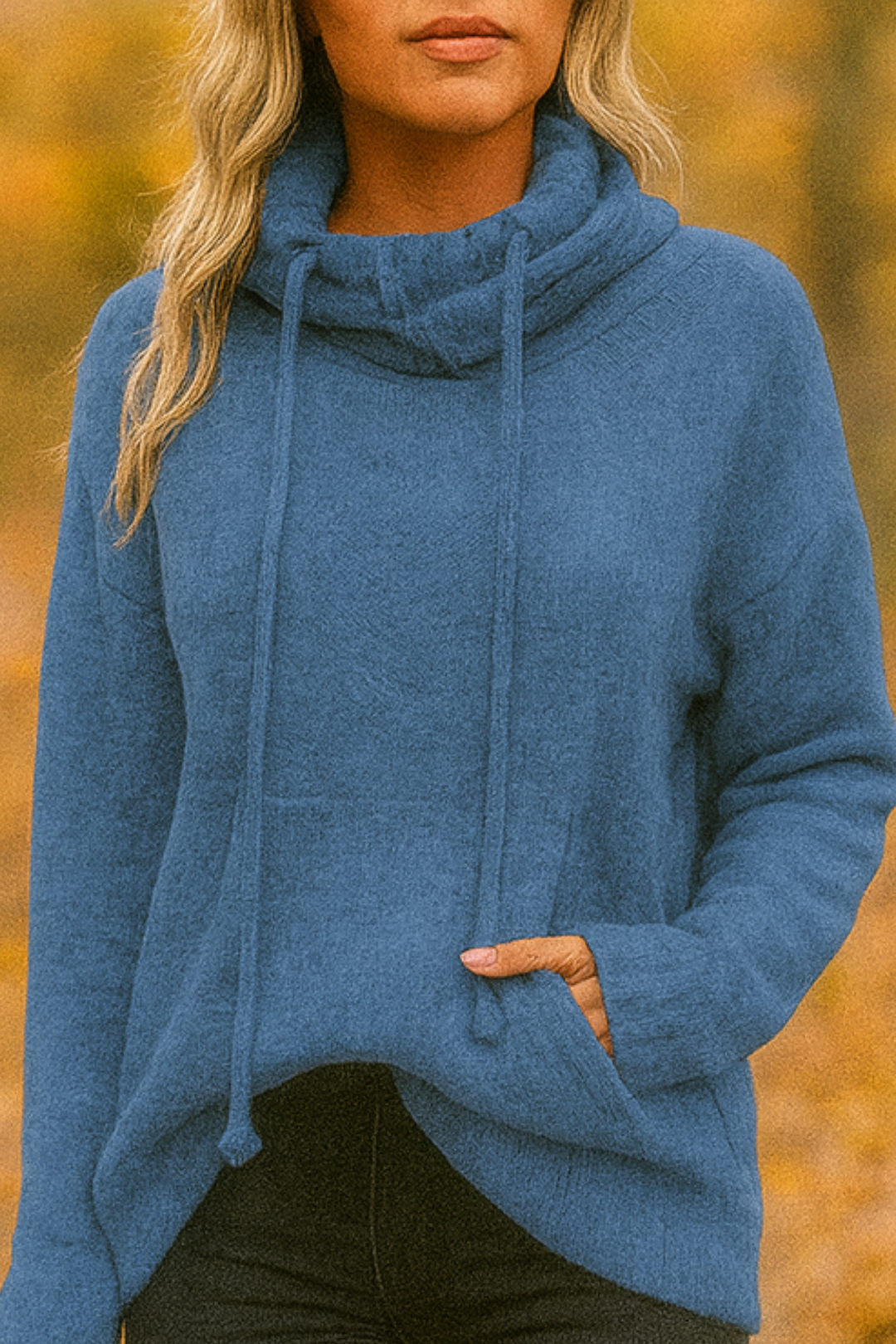 Xena | Long Sleeve Sweater mit Tasche