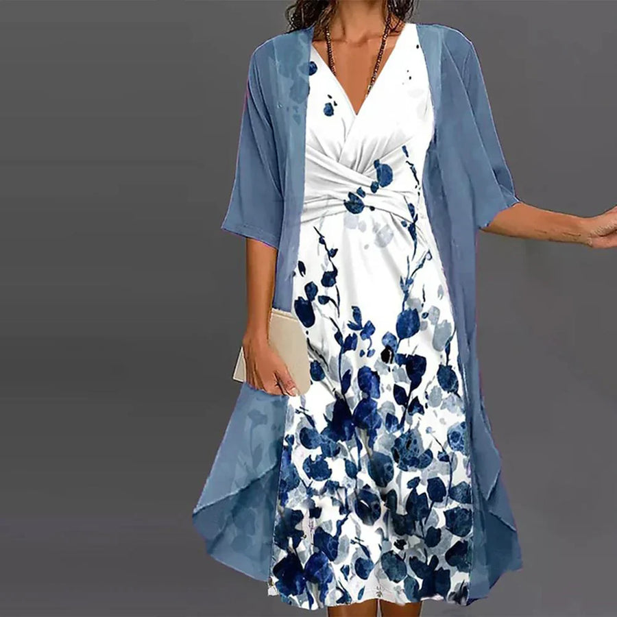 Alba Floral Midi Dress
