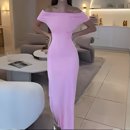 Sexy einseitiges Boho-Bodycon-Sommerkleid