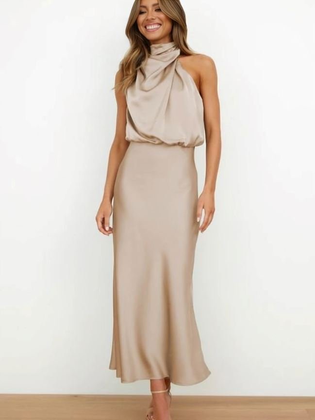 Grace Elegantes Seidenkleid