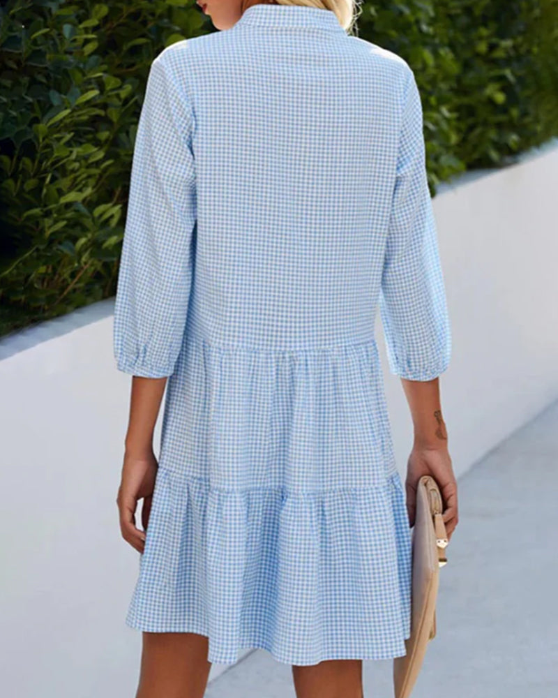 Bella | Sommerkleid mit Vichy-Karo
