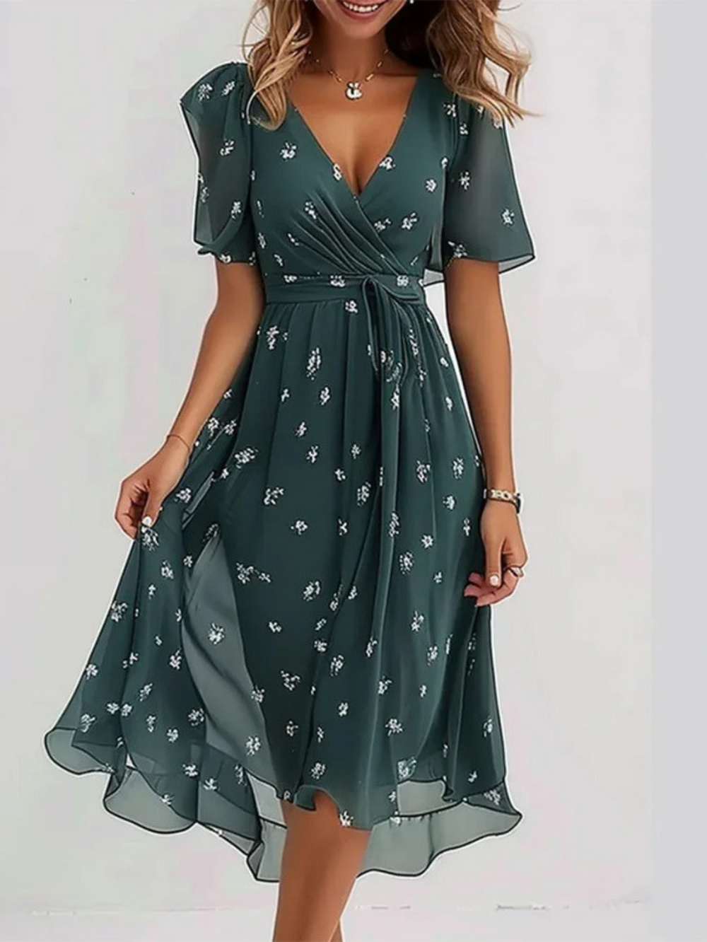 Elsinya | Bohemian Style Farbverlauf Kleid