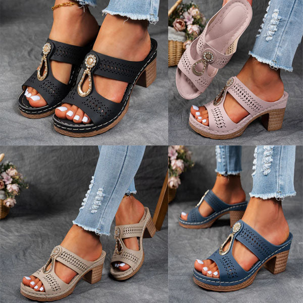 Helena | Orthopädische Strassabsatz-Sandalen