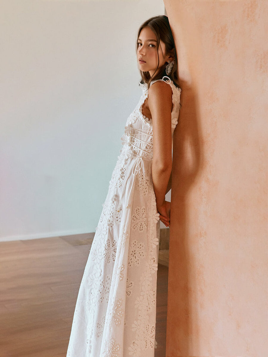 Hook Closure Dress