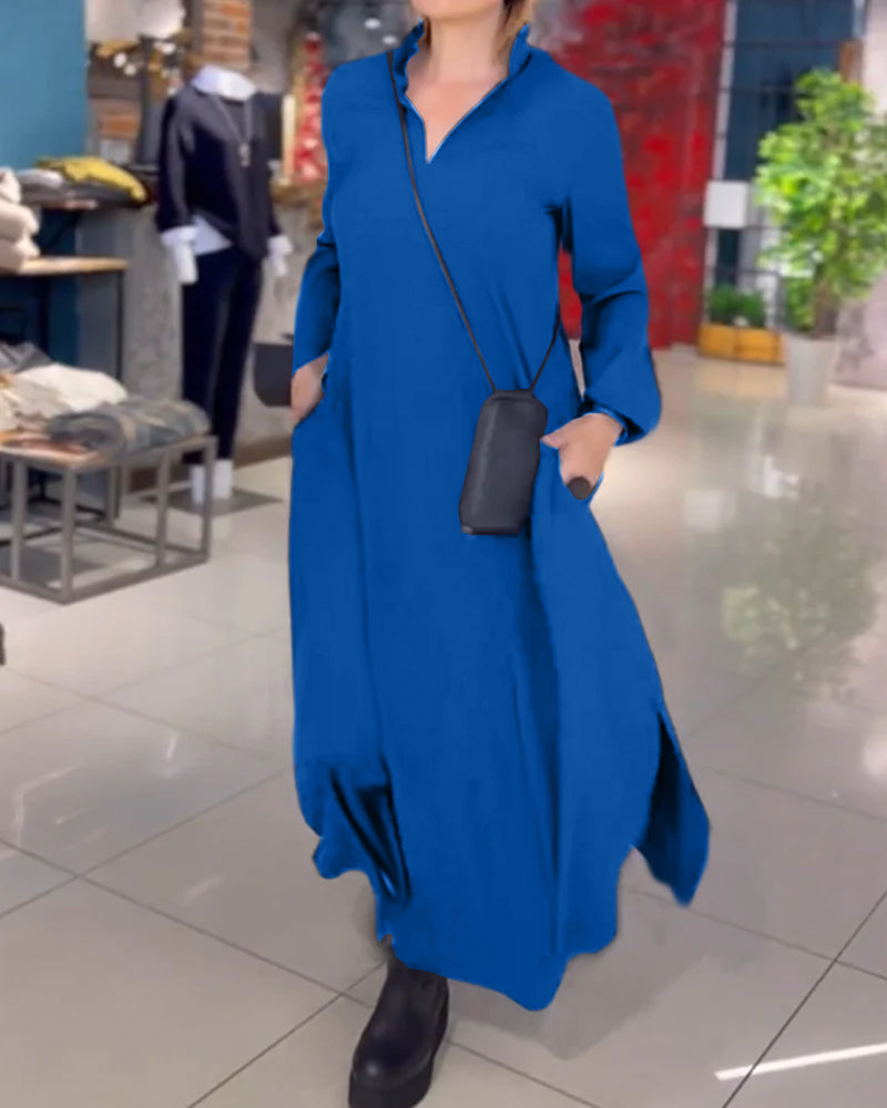Brandy – Bequemes Kleid mit Schlitzen