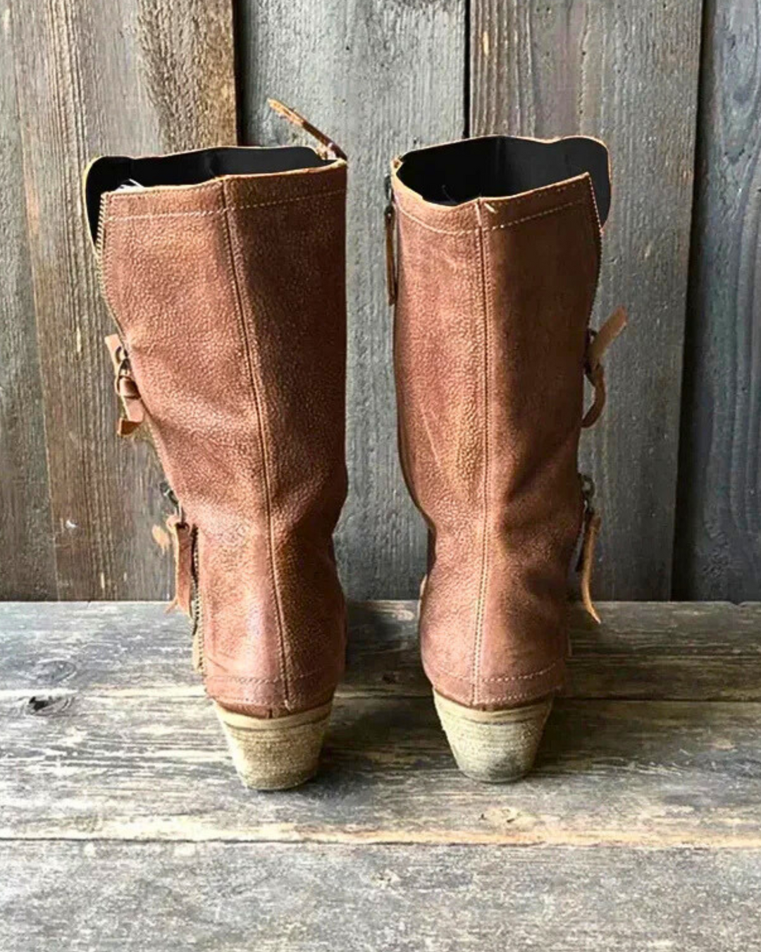 Vesna | Damen-Winter-Cowboystiefel mit Warmfutter und Absatz