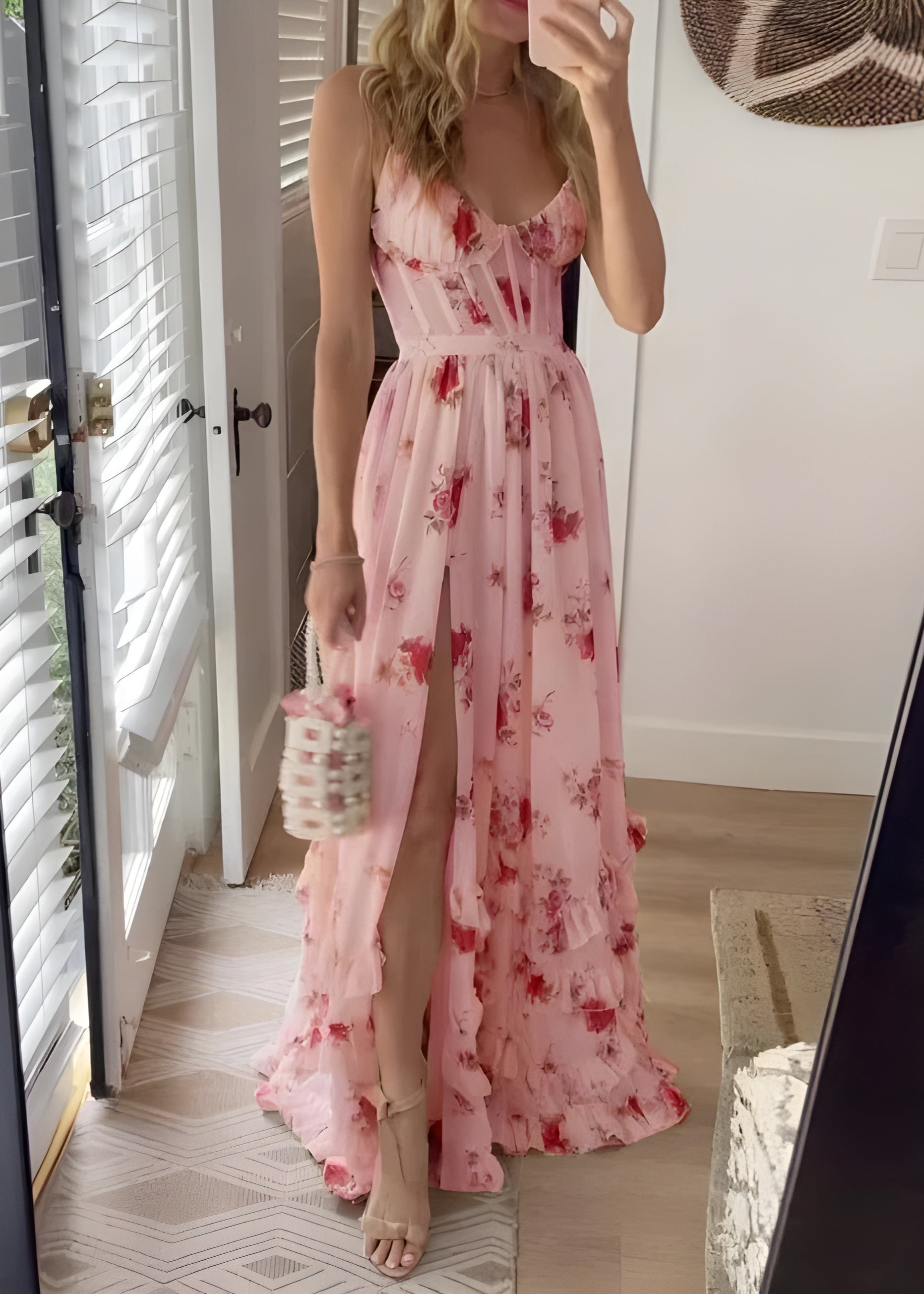 Esmee – Langes Blumenkleid