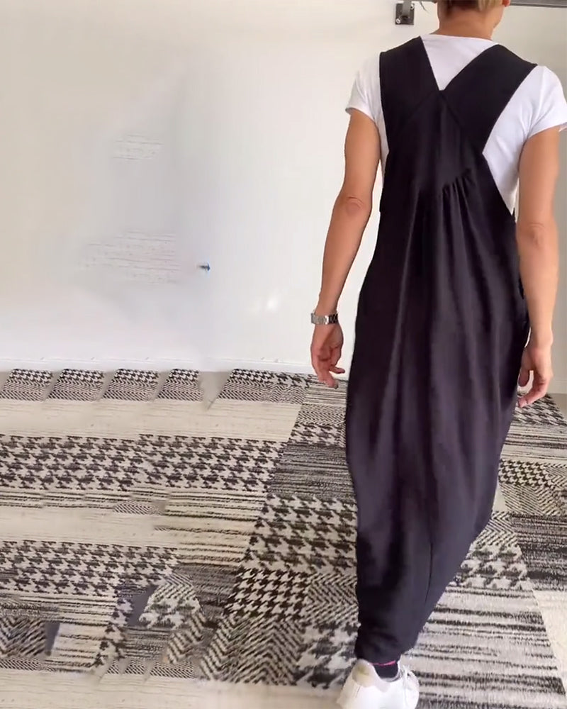 CAMILLE | Fließendes ärmelloses Casual-Chic Kleid