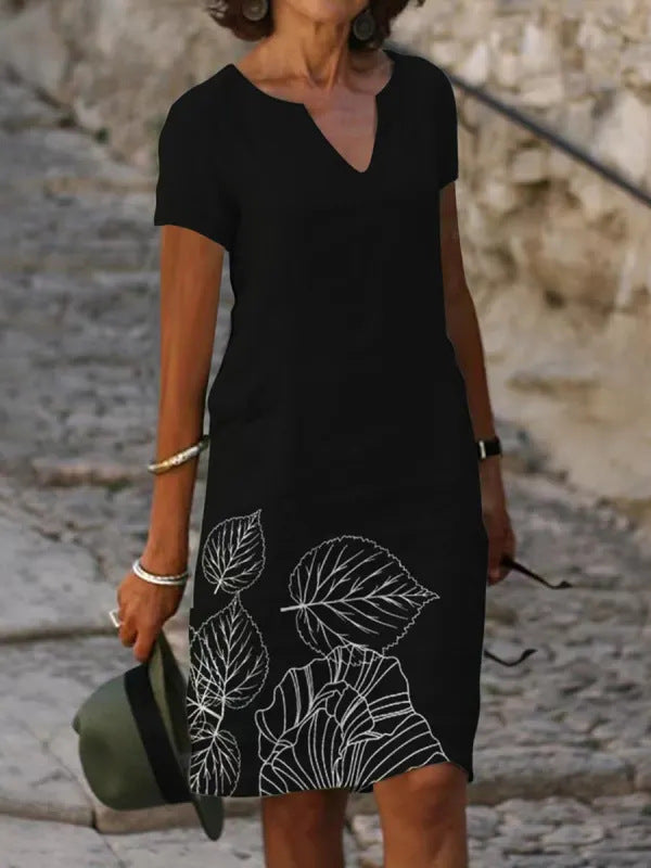 Josette Mini V-Neck Dress