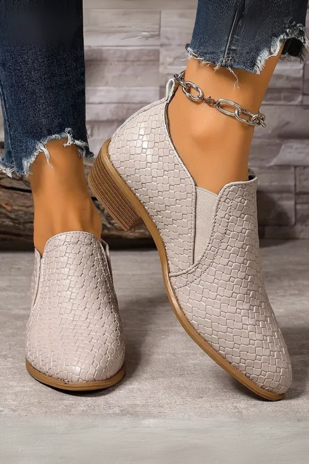 Xandra Orthopädische Oxford-Schuhe aus Leder - Weiß