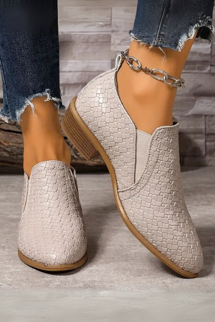 Xandra Orthopädische Oxford-Schuhe aus Leder - Weiß