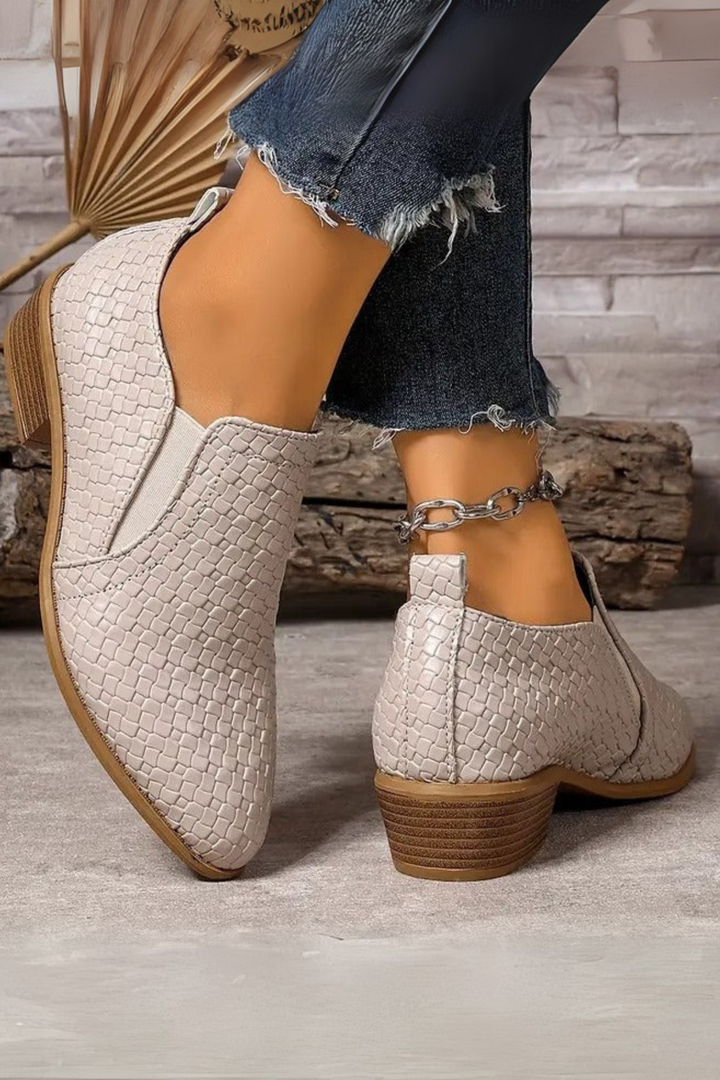 Xandra Orthopädische Oxford-Schuhe aus Leder - Weiß