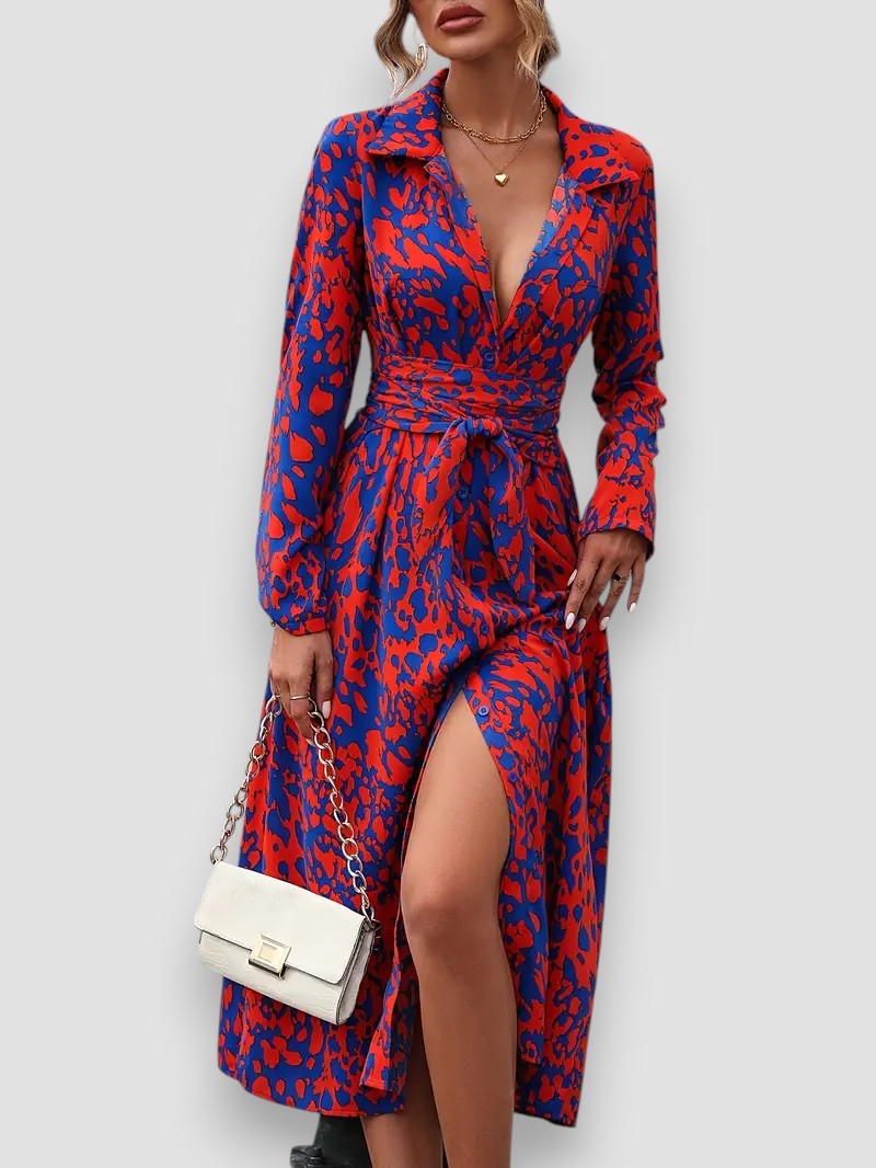 Francesca – Kleid mit V-Ausschnitt