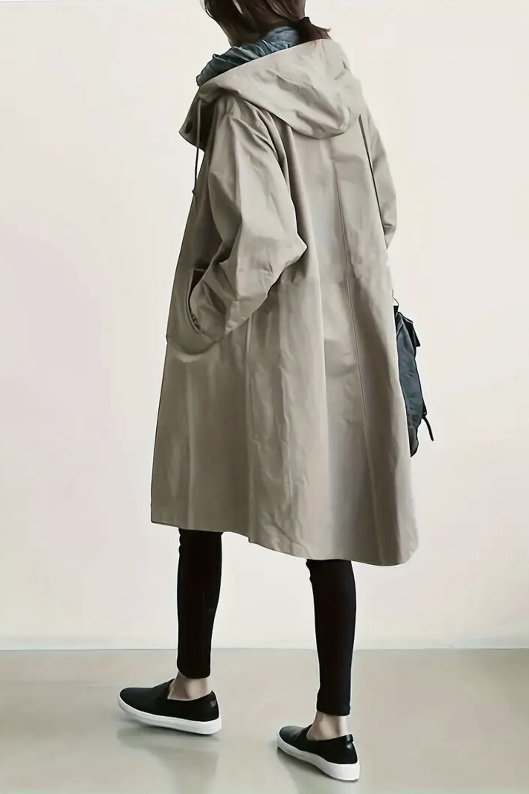 Dolly Stilvoller Trenchcoat - Hellgrau