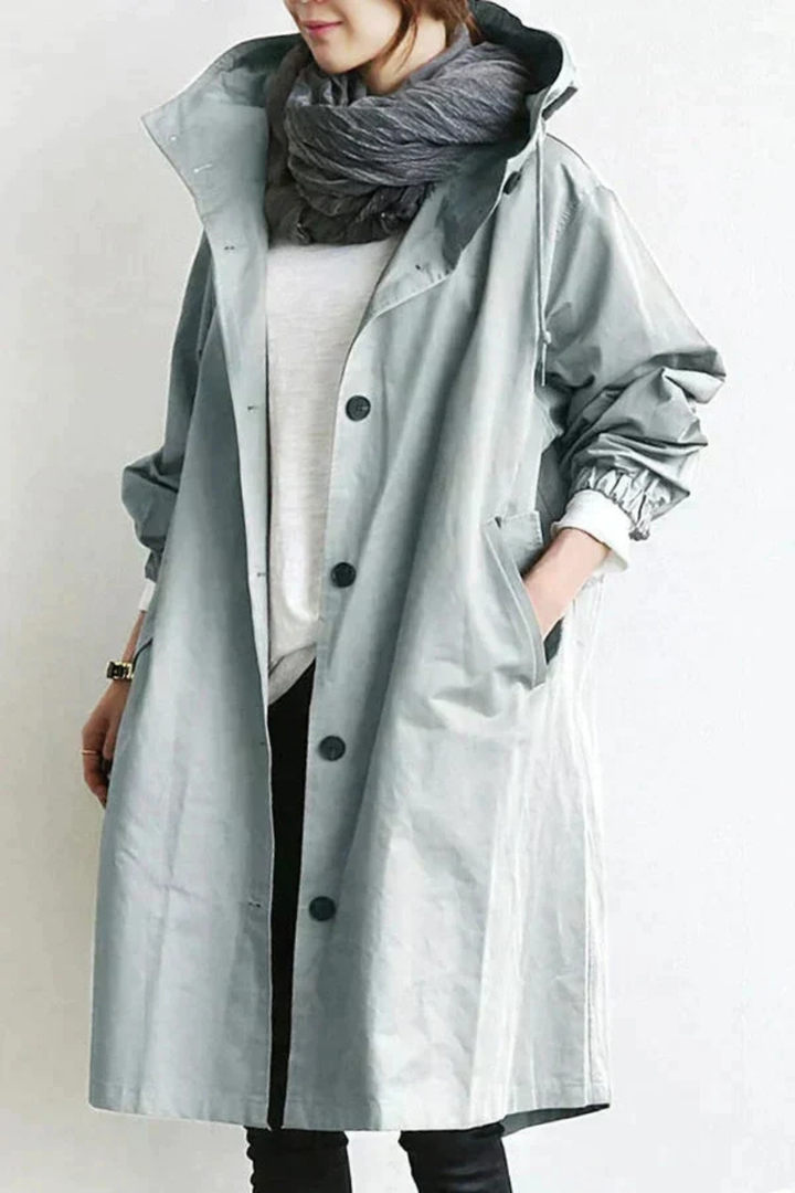 Dolly Stilvoller Trenchcoat - Grau