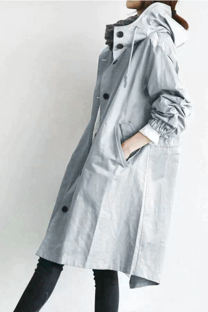 Dolly Stilvoller Trenchcoat - Grau