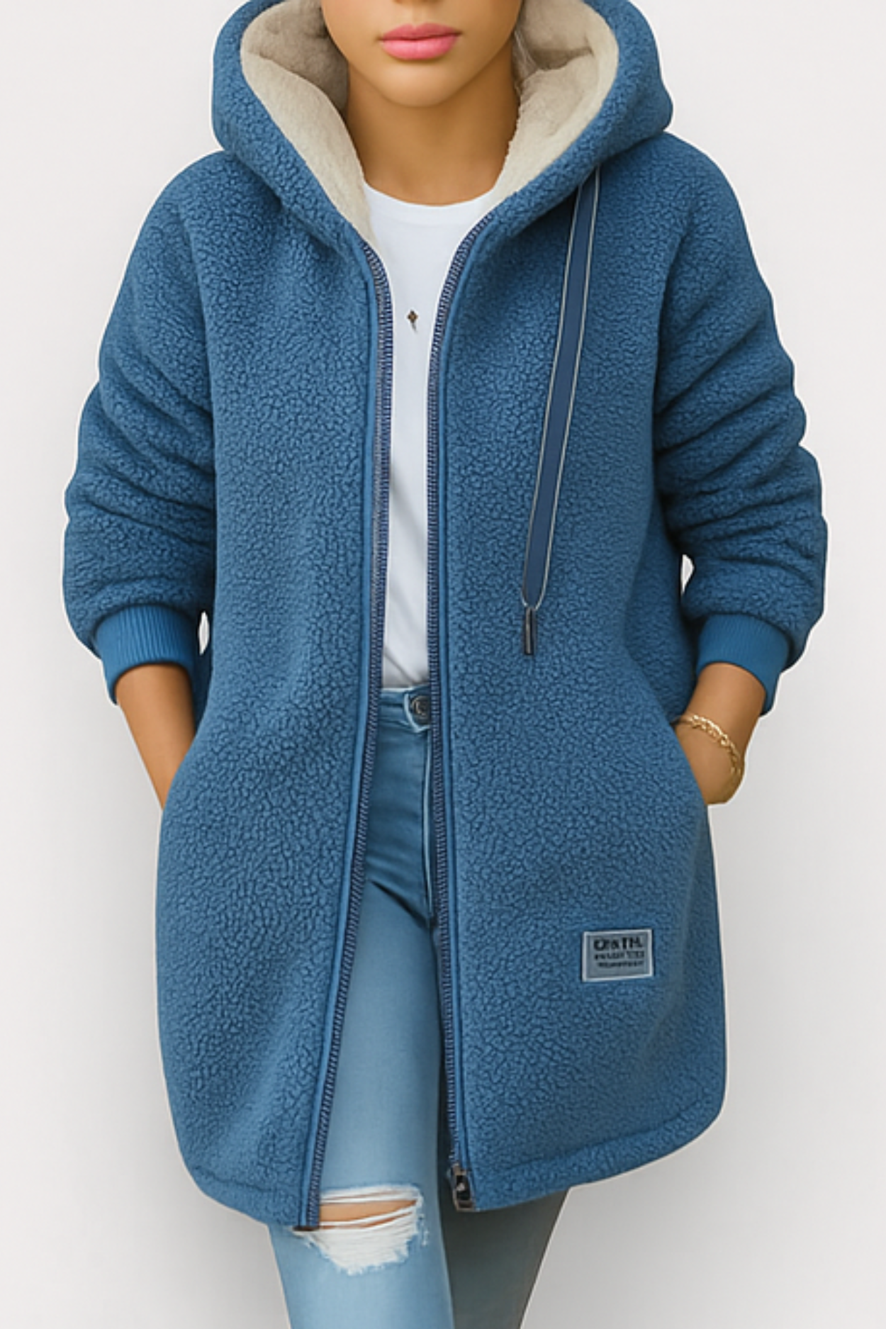 Serena Fleecejacke - Blau
