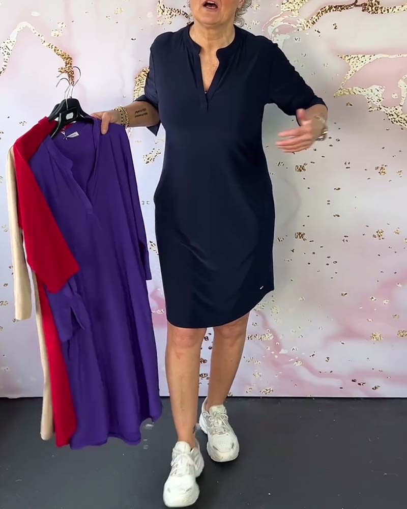 Hanne V-Neck Dress