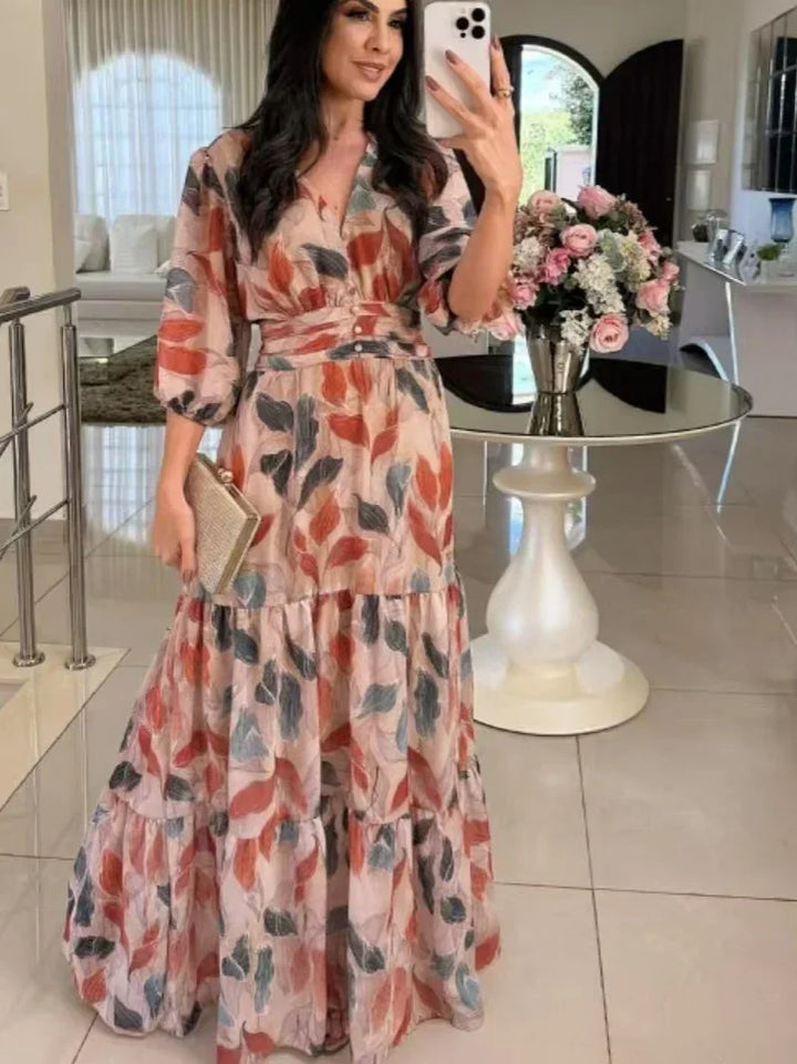 Elodie™ | Kleid Mit Gestreifter Eleganz