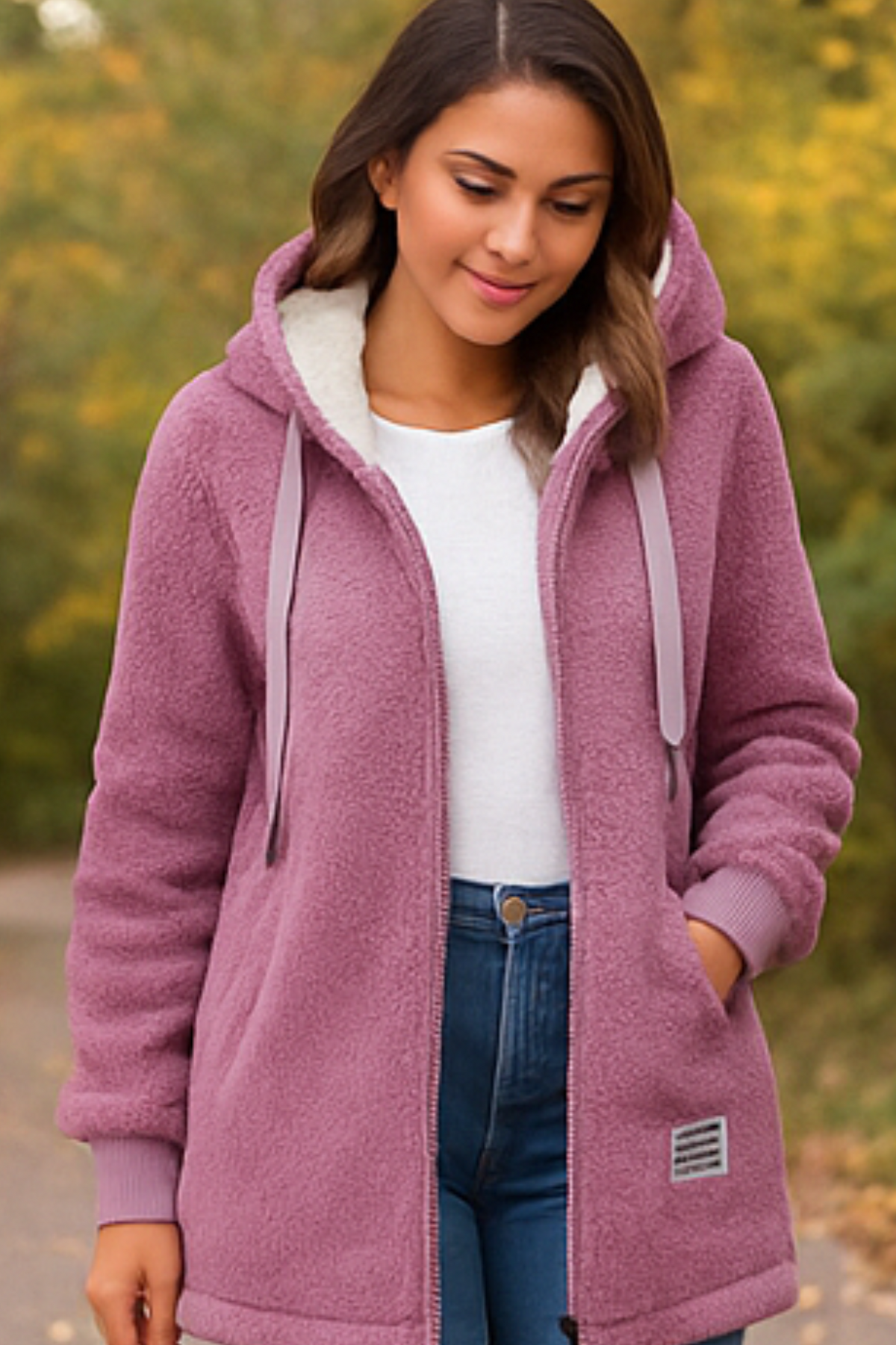 Serena Fleecejacke - Rosa