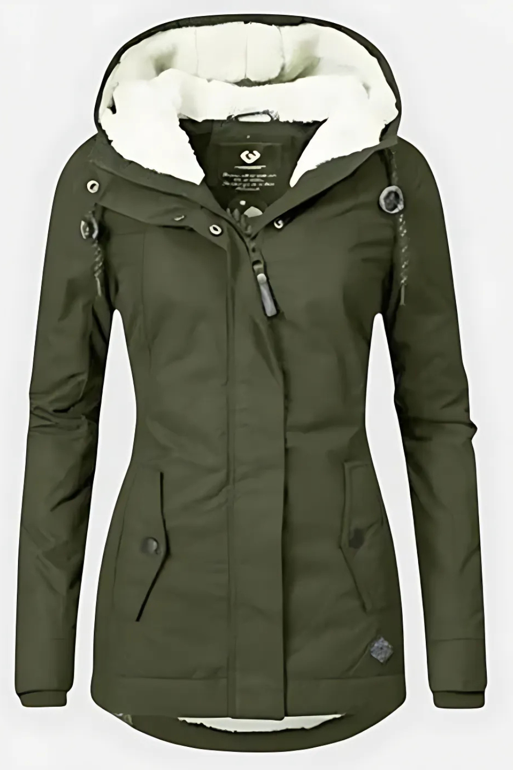 Andrea Gepolsterte Komfortjacke - Grün