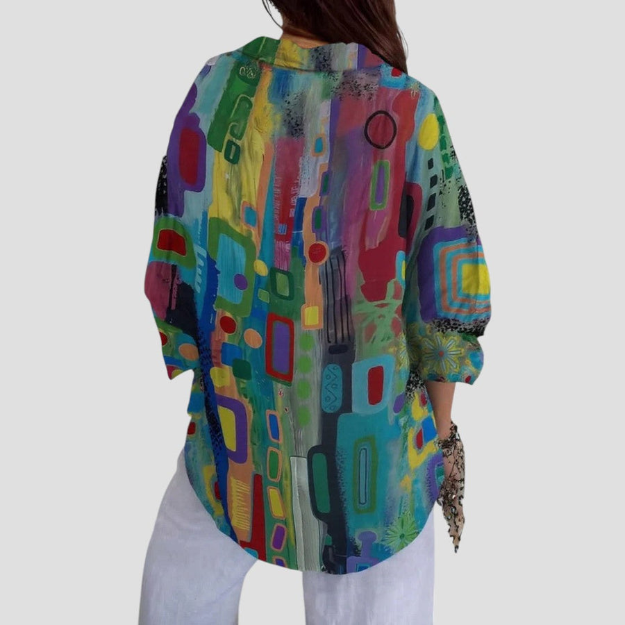 Indie Elegant Printed Top for Everyday Style