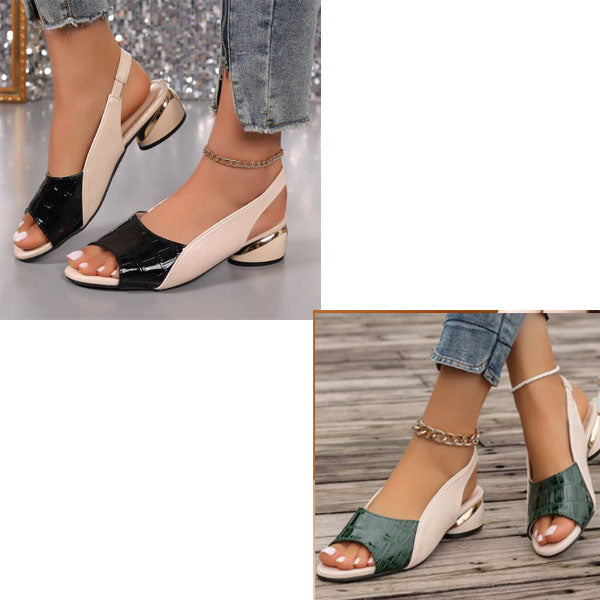 Leonie | Bequeme Blockabsatz Sandale