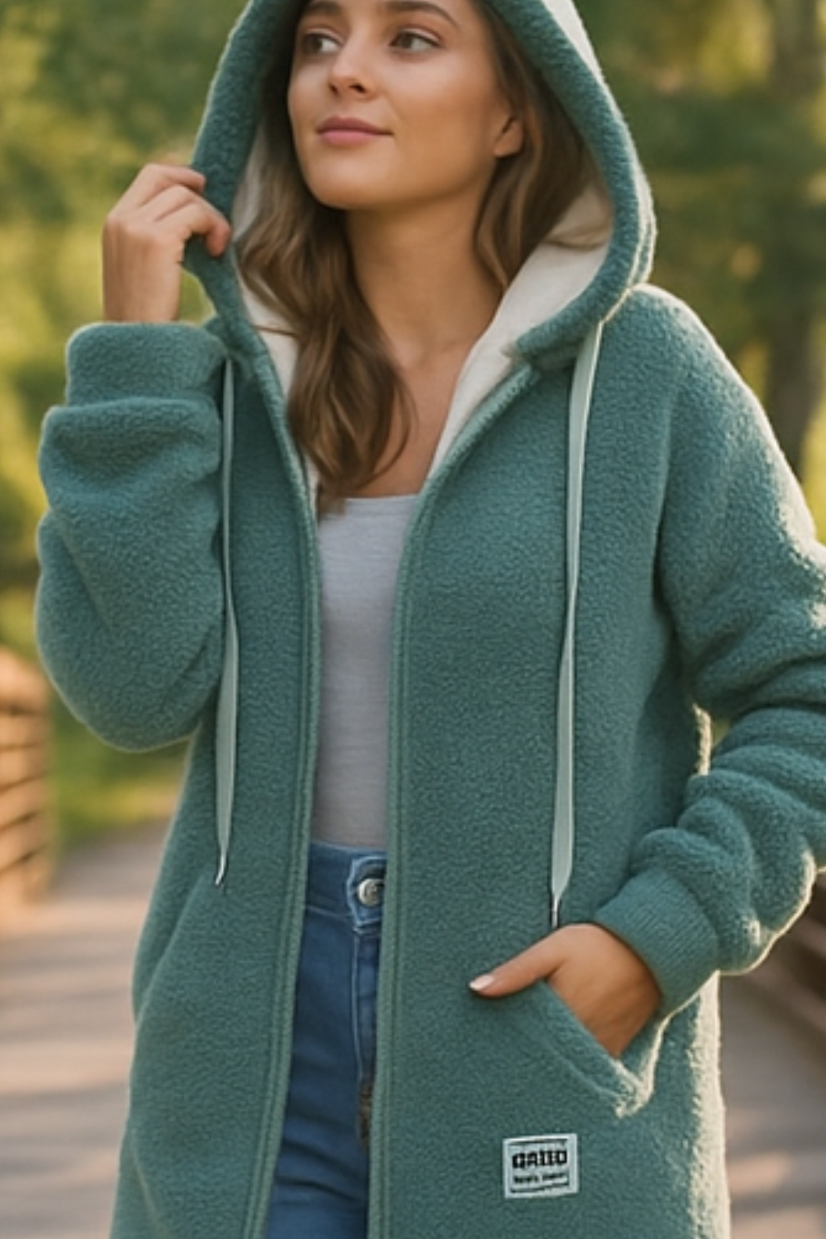 Serena Fleecejacke - Grün