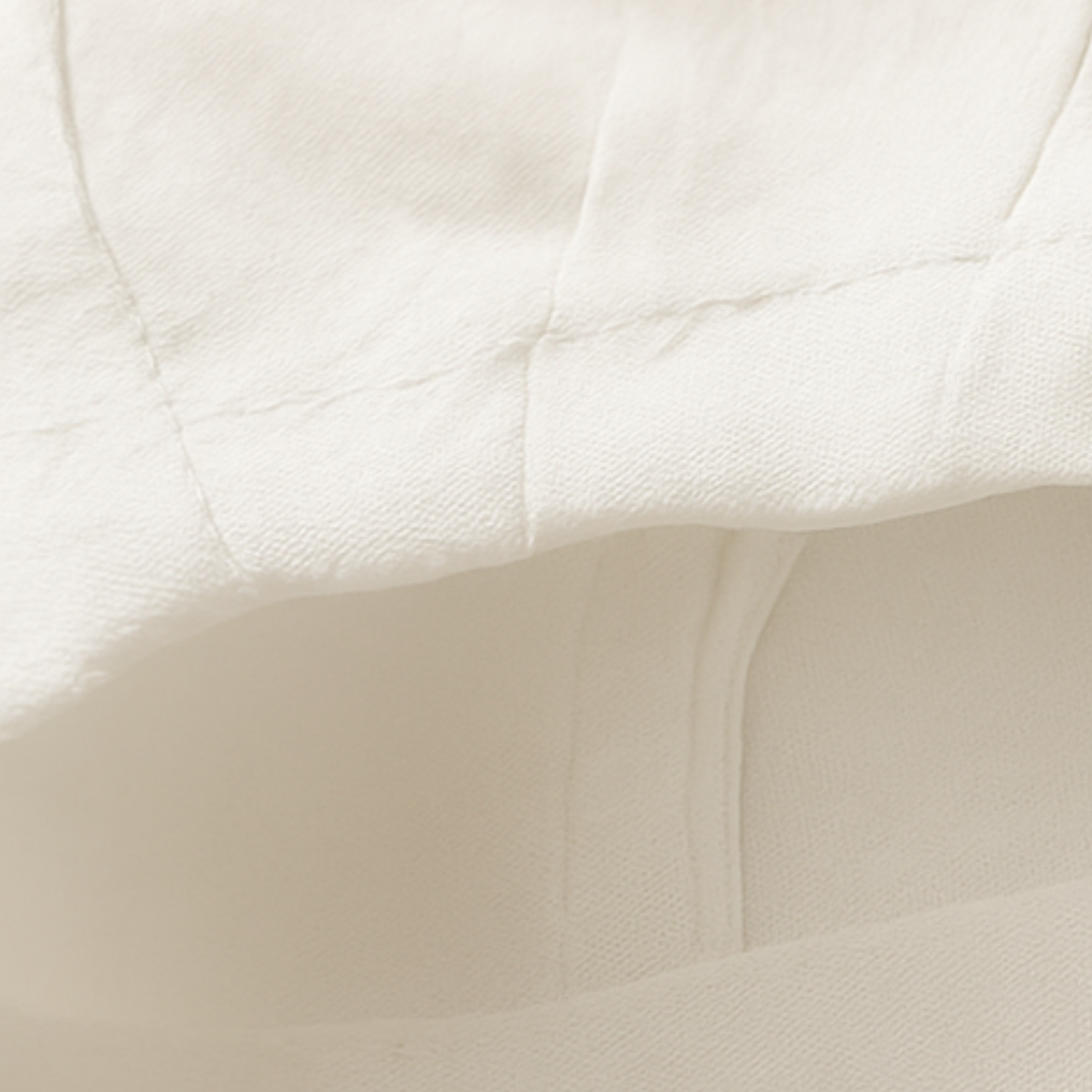 Yndira Leinenhose in Naturton -  Weiß