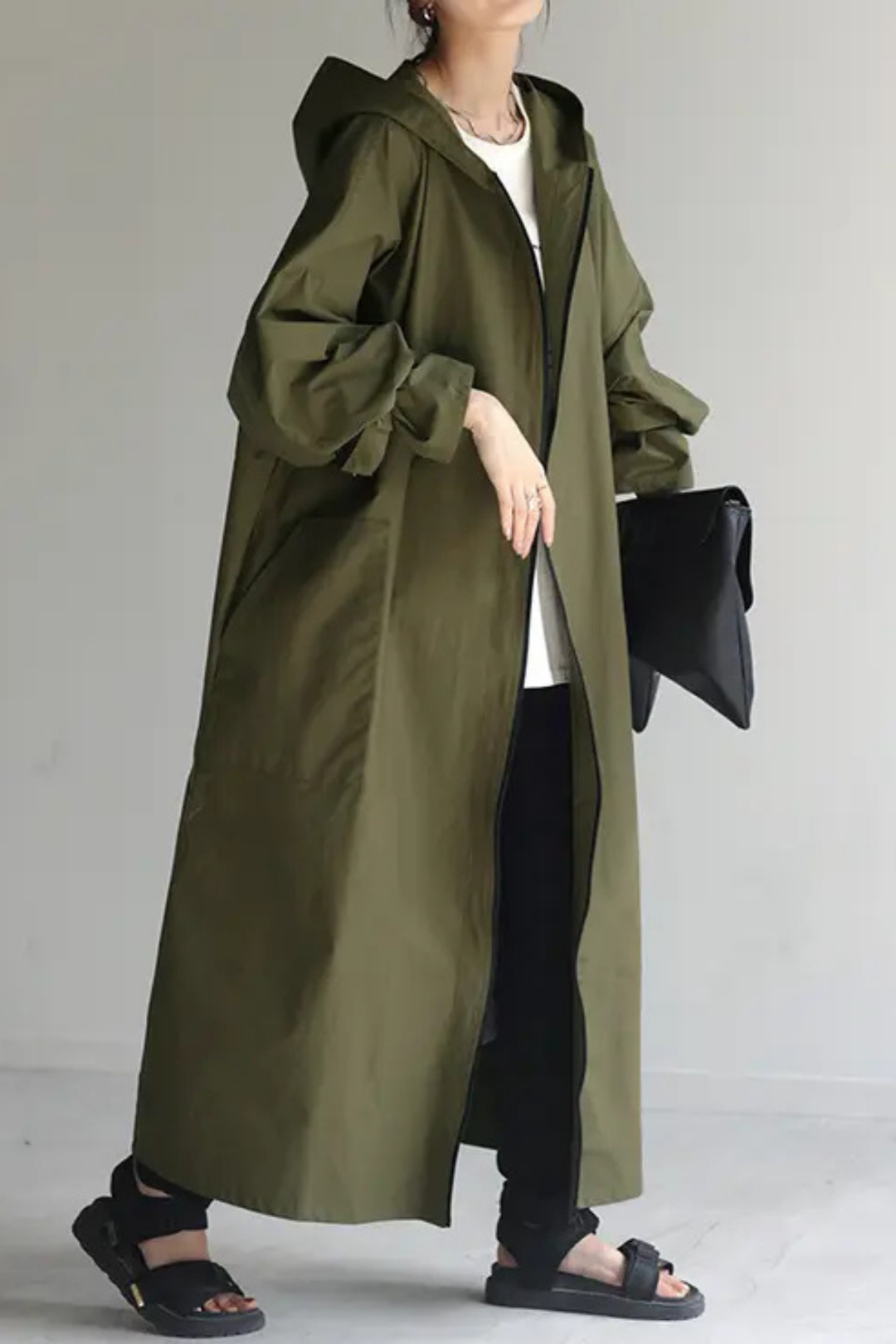 Dolly Stilvoller Trenchcoat - Oliv