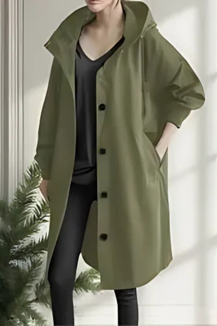 Dolly Stilvoller Trenchcoat - Oliv